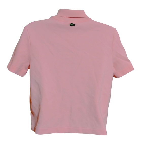 Lacoste Pink Short Sleeve Polo Shirt - Picture 2 of 8